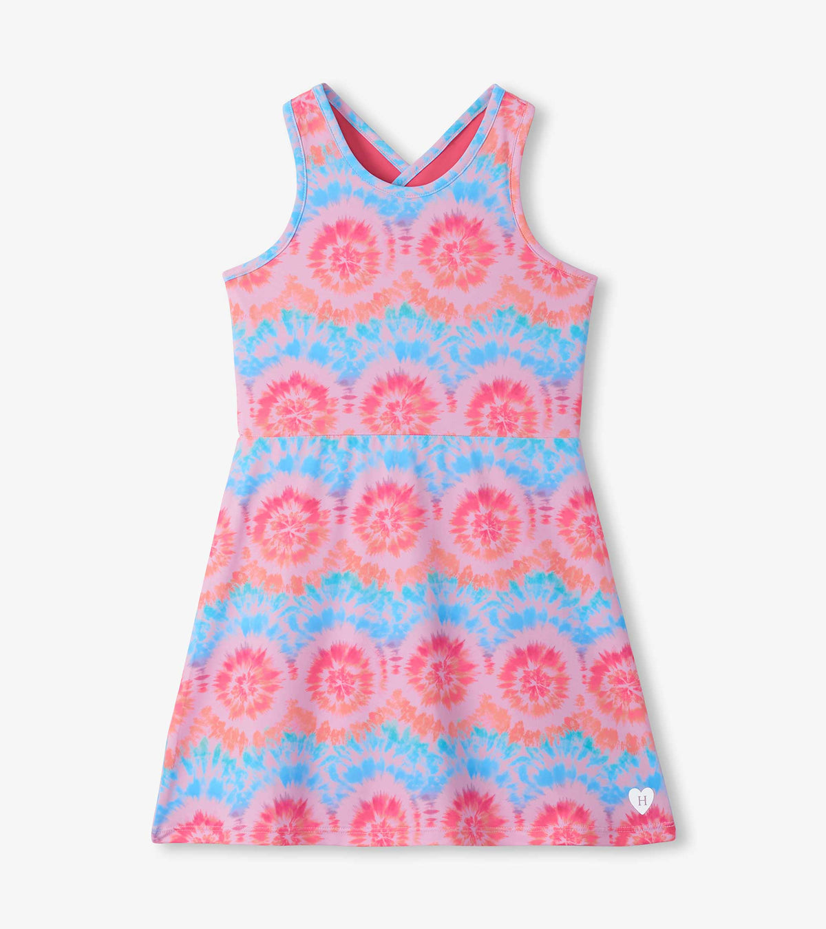 Hatley Girls Starburst Tie Dye Active A-Line Dress