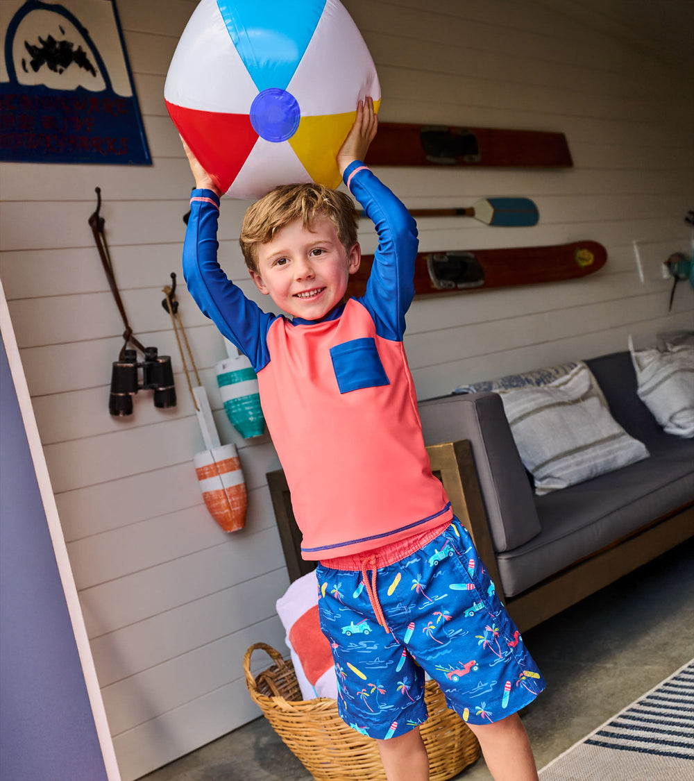Hatley Boys Tropical Swim Trunks