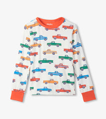 Hatley Boys Trucks Bamboo Pajama Set