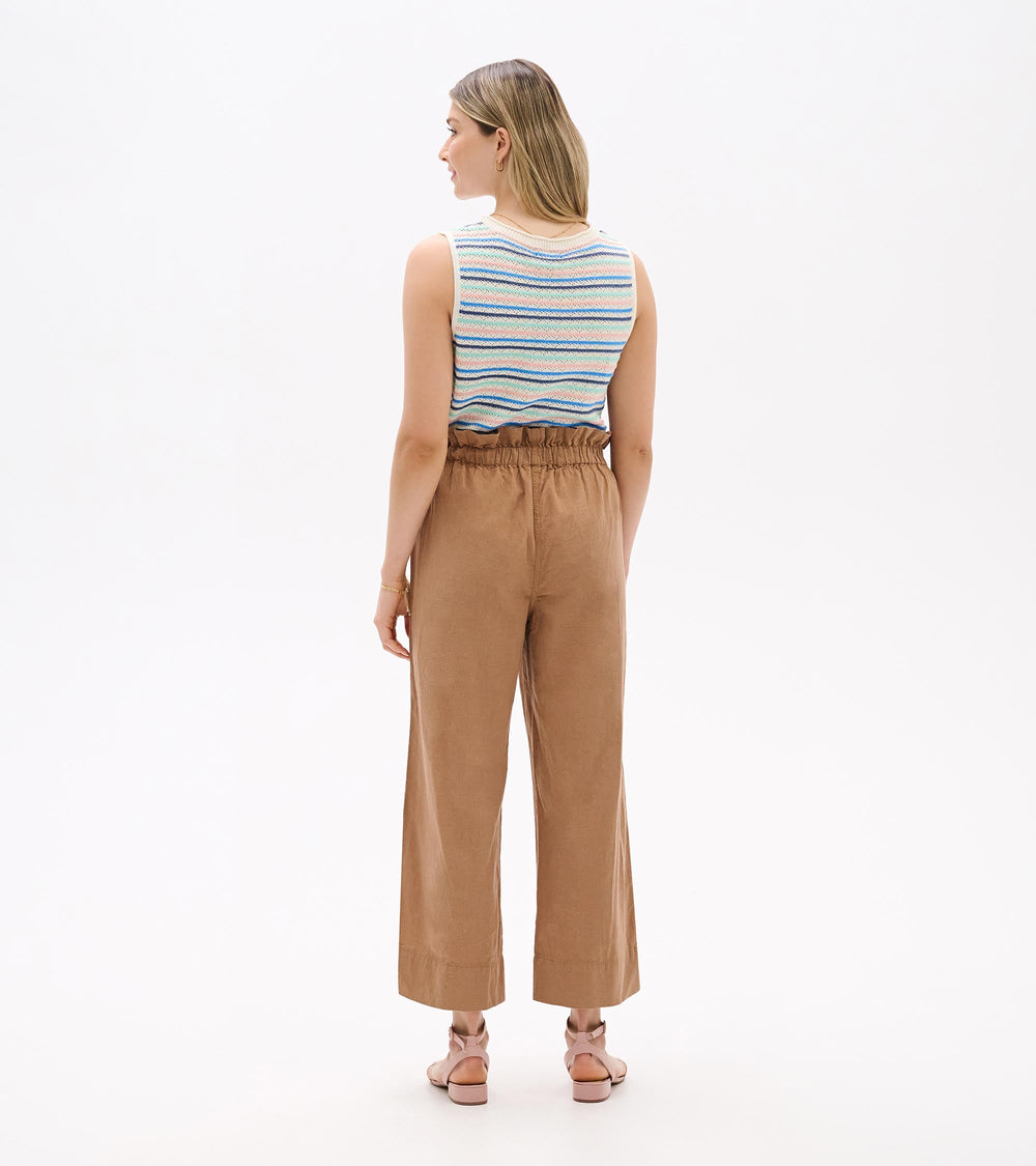 Hatley Tie Front Pants - Tiger's Eye