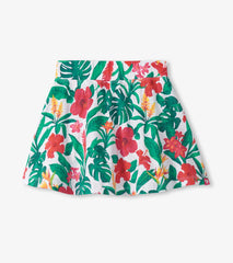 Hatley Girls Tropical Flowers Floaty Skort