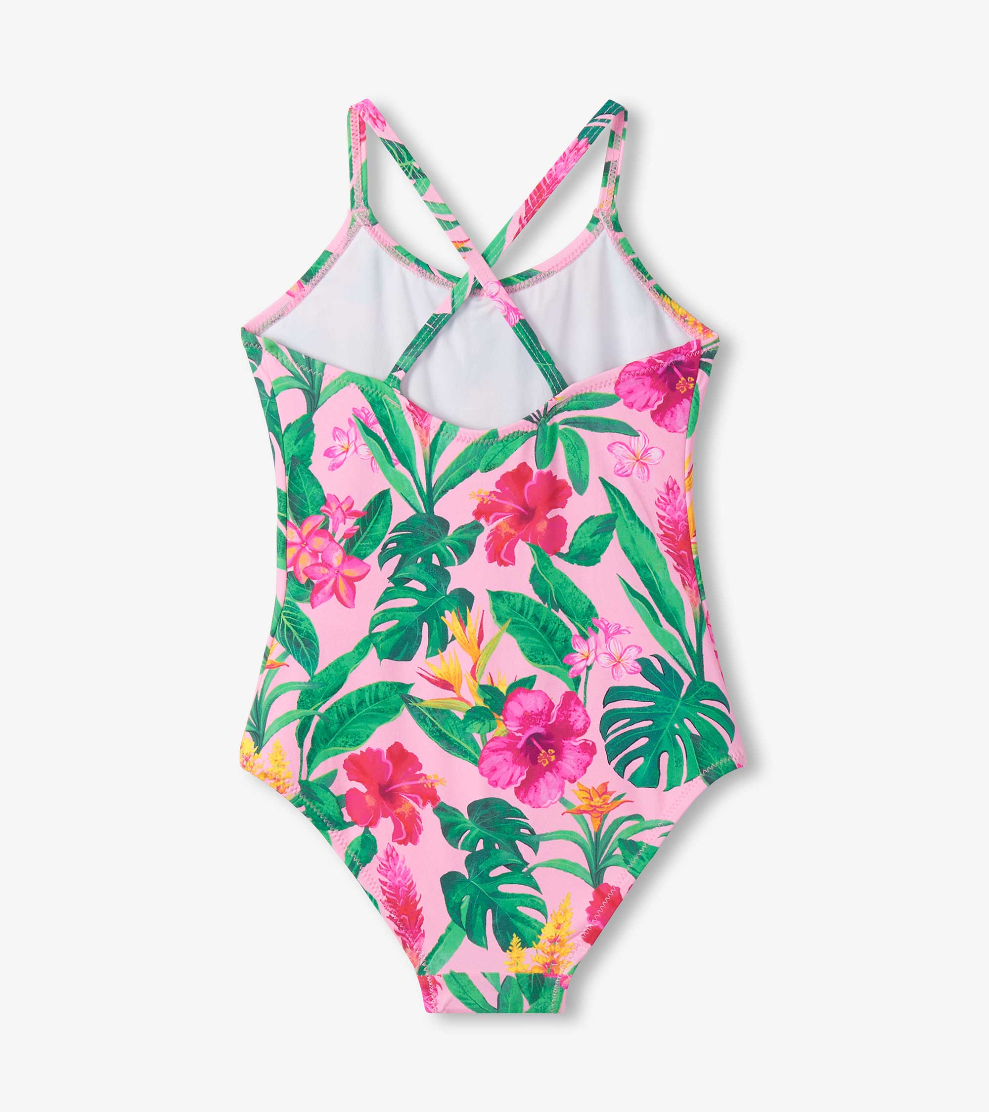 Hatley Girls Tropical Flowers One-Piece Swimsuit