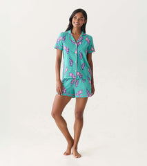 Hatley Women's Fierce Tigers Short Pajama Set