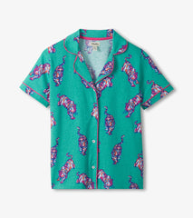 Hatley Women's Fierce Tigers Short Pajama Set
