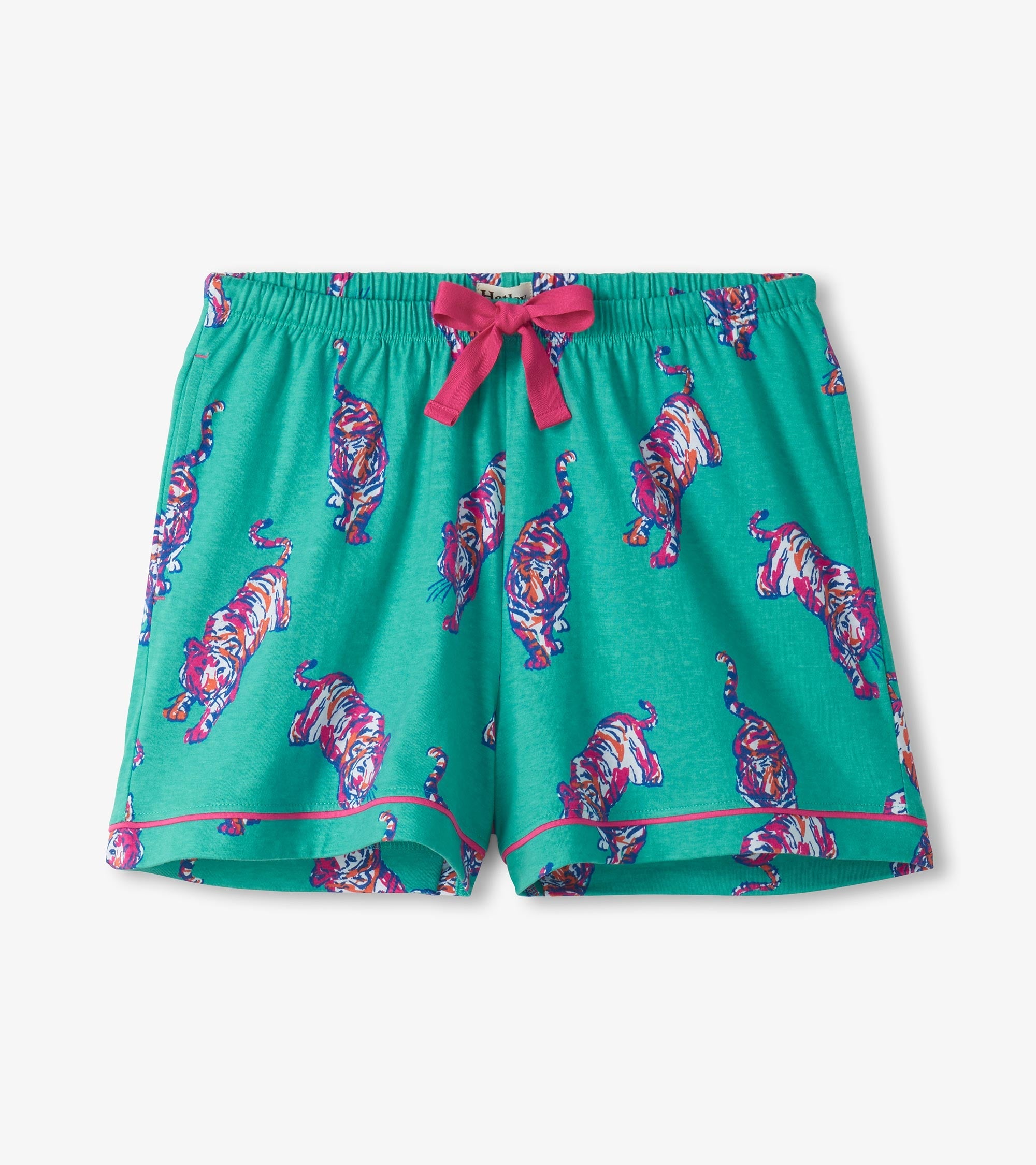 Hatley Women's Fierce Tigers Short Pajama Set