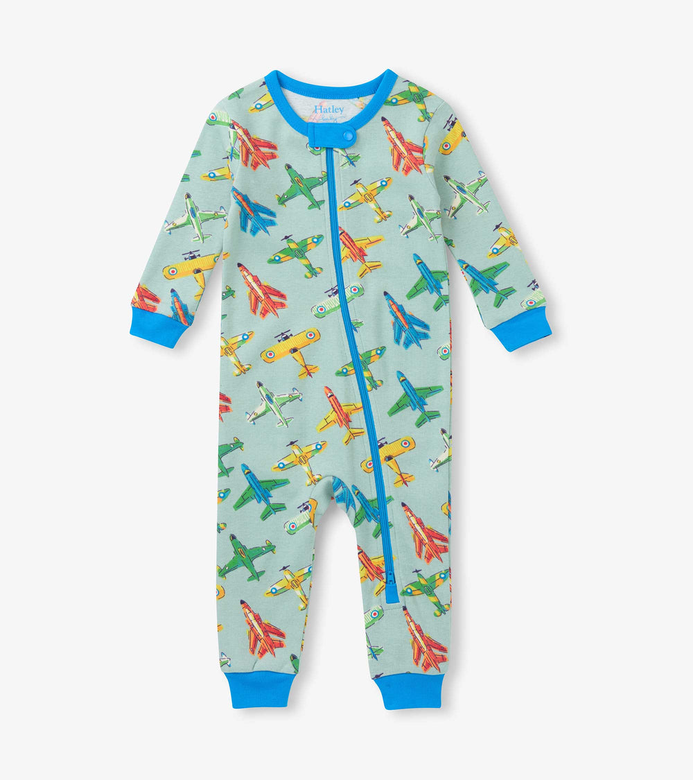 Hatley Baby Boys Vintage Aircrafts Cotton Sleeper