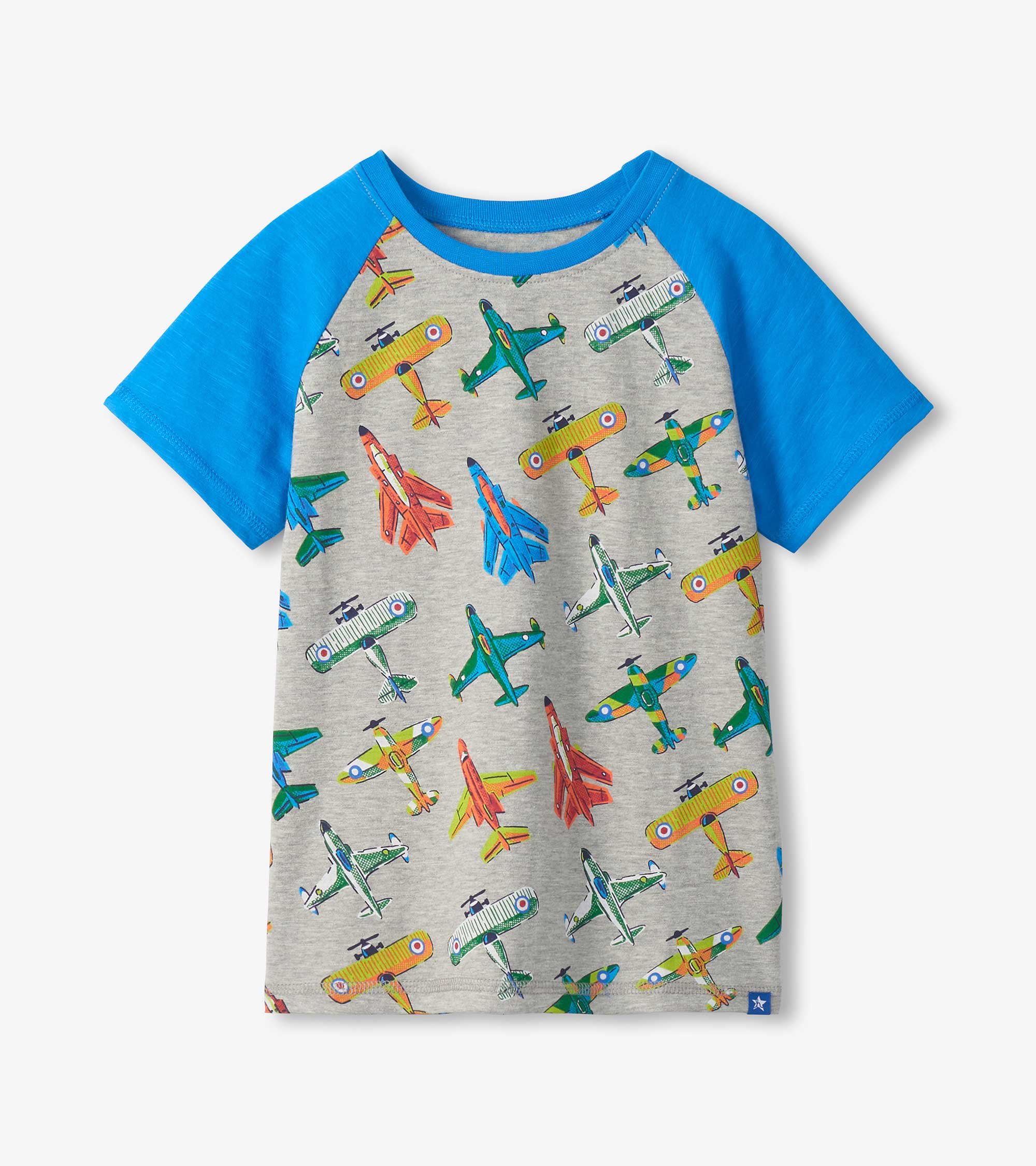 Hatley Boys Vintage Aircrafts Raglan T-Shirt