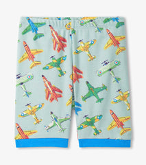Hatley Boys Vintage Aircrafts Cotton Short Pajama Set