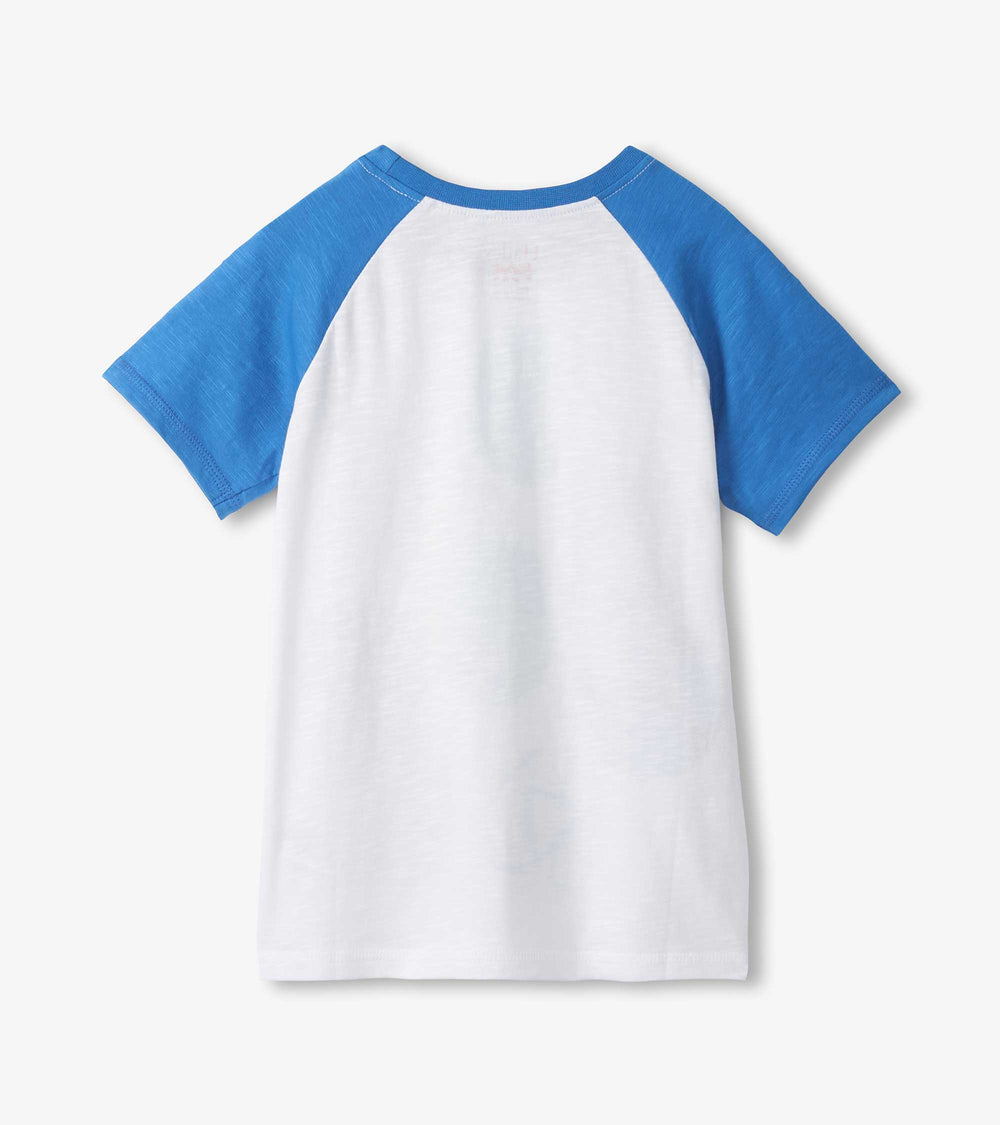 Hatley Boys Soccer Balls Raglan T-Shirt