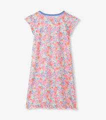 Hatley Girls Whimsical Flowers Ruffle Hem Nightdress