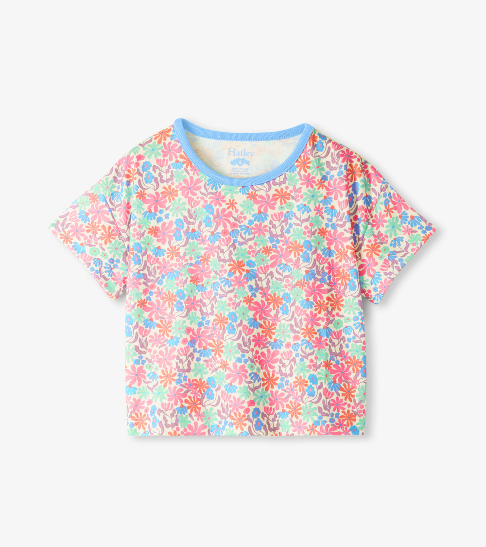 Hatley Girls Whimsical Flowers Short Sleep Set