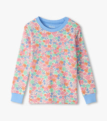 Hatley Girls Whimsical Flowers Cotton Pajama Set