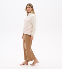 Hatley Coco Polo Top - Pink Stripes