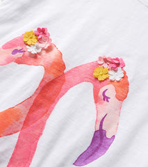 Hatley Girls Flamingos Graphic Tee