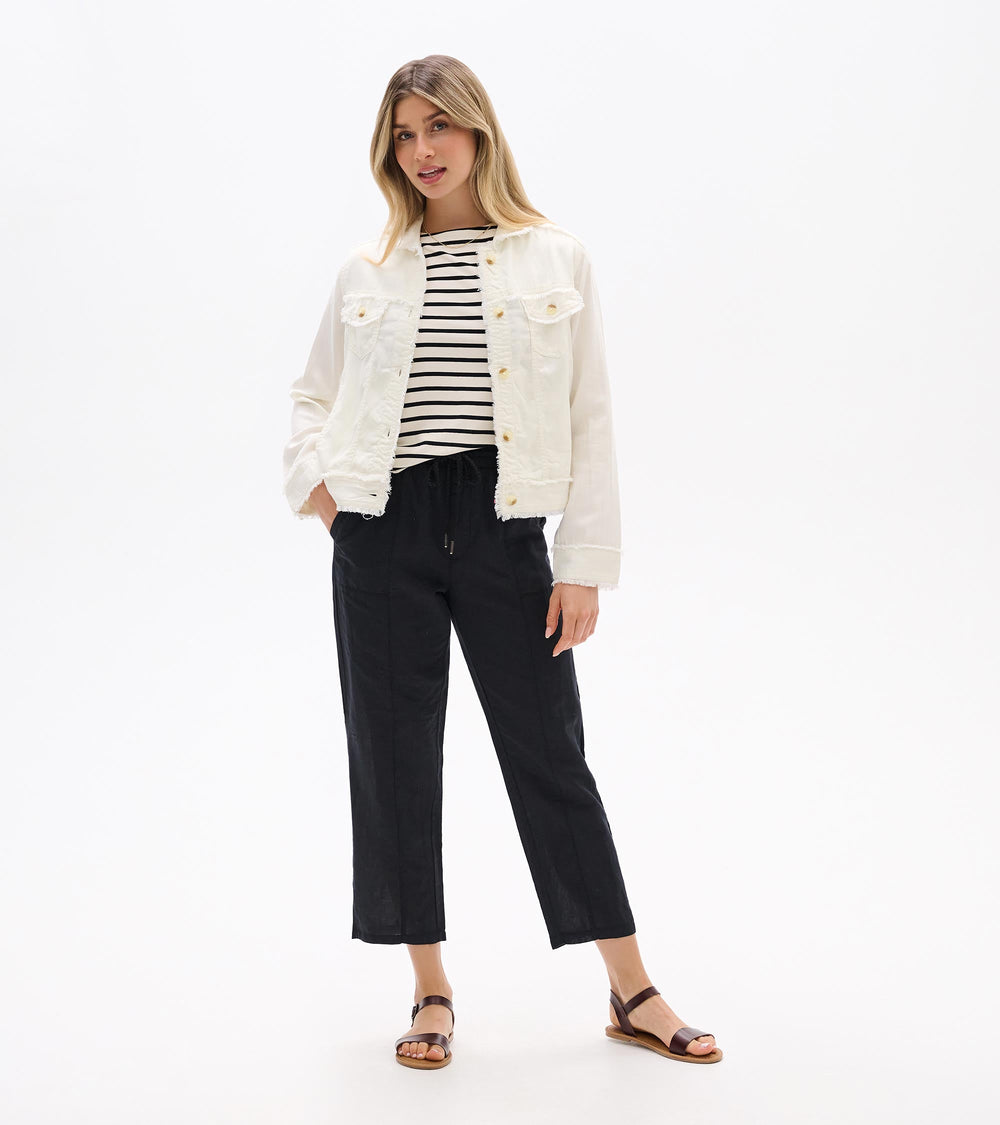 Hatley Tencel Jacket - Whisper White