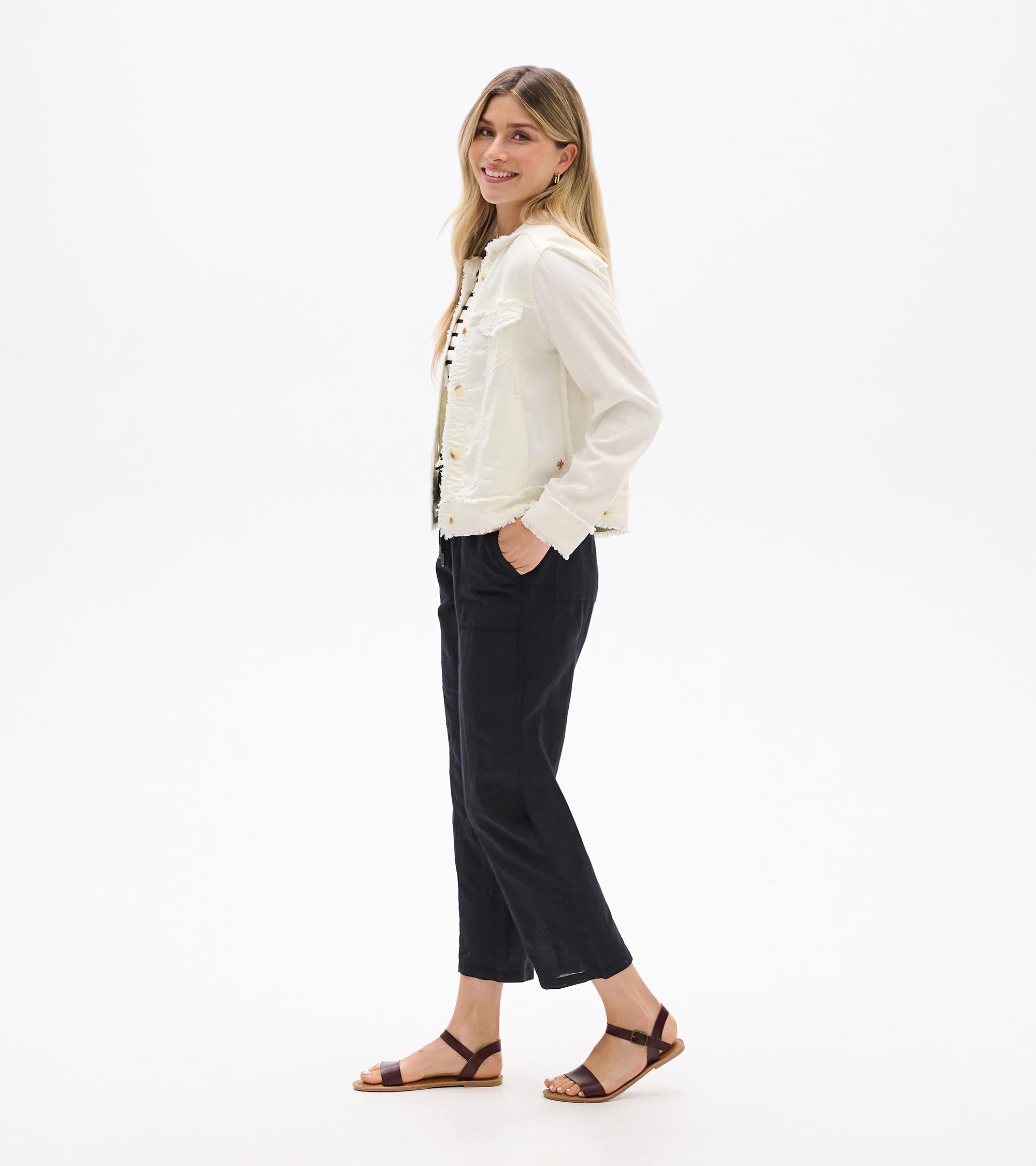 Hatley Tencel Jacket - Whisper White