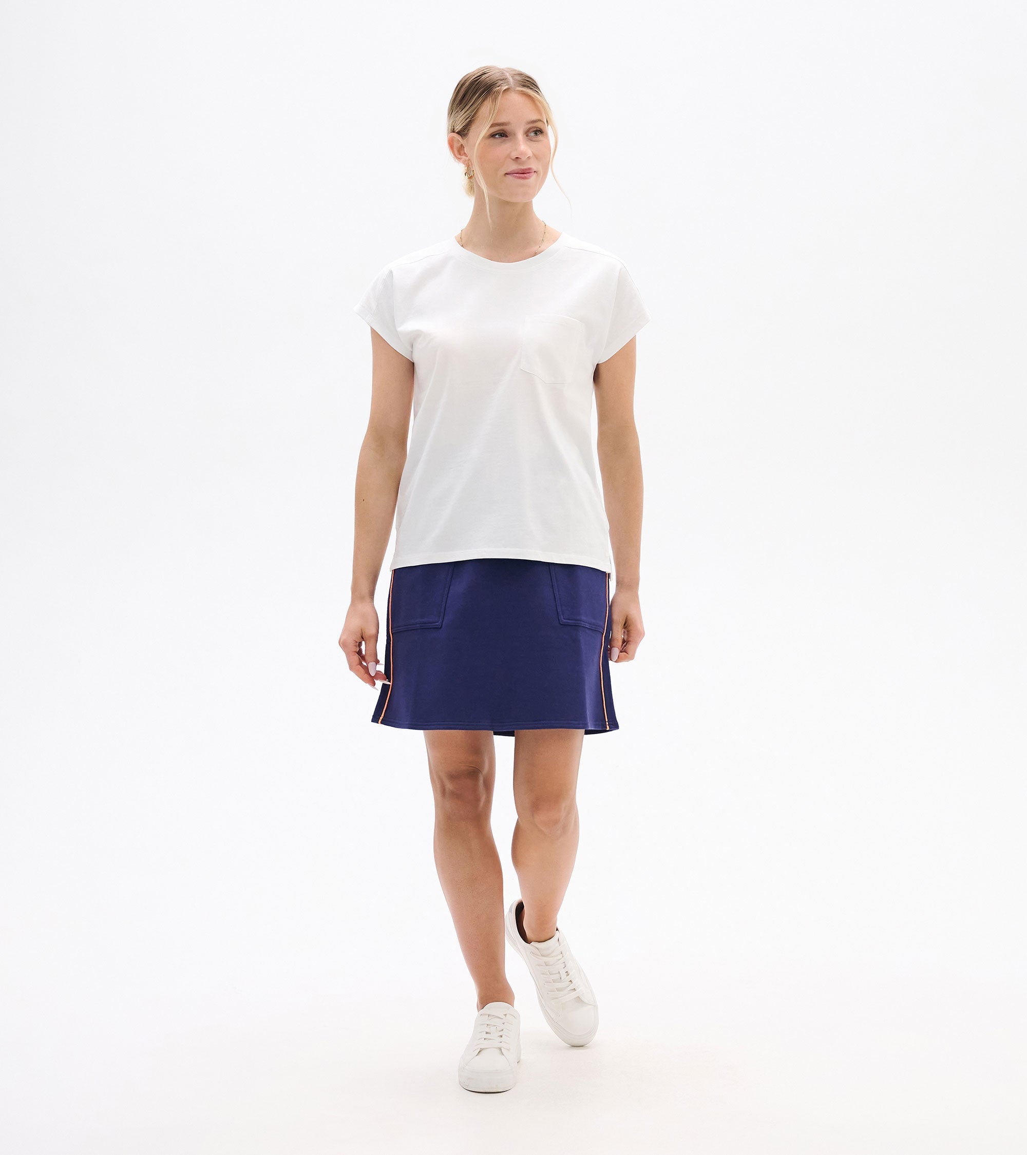 Hatley Ella Relaxed Tee - White