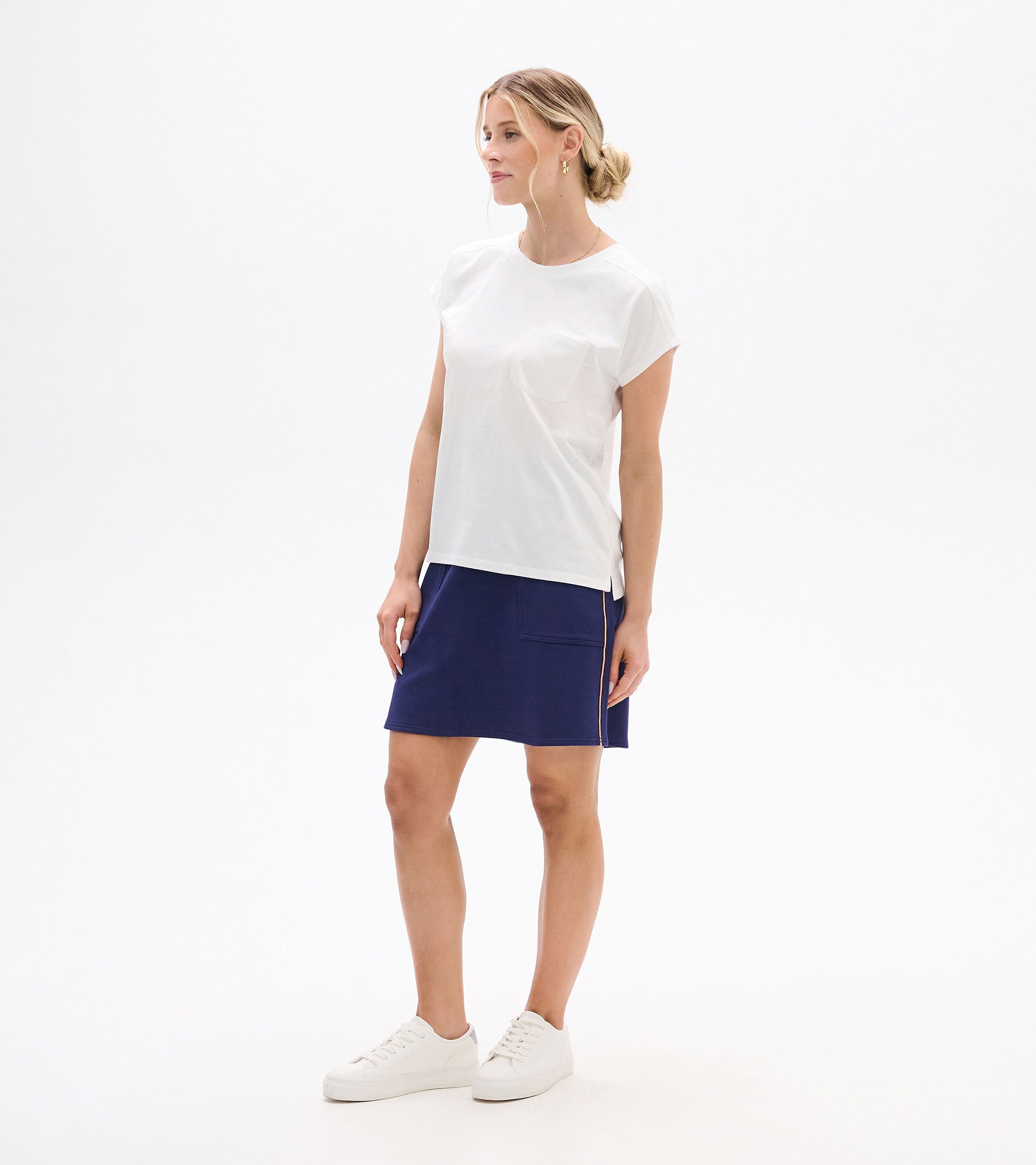 Hatley Ella Relaxed Tee - White