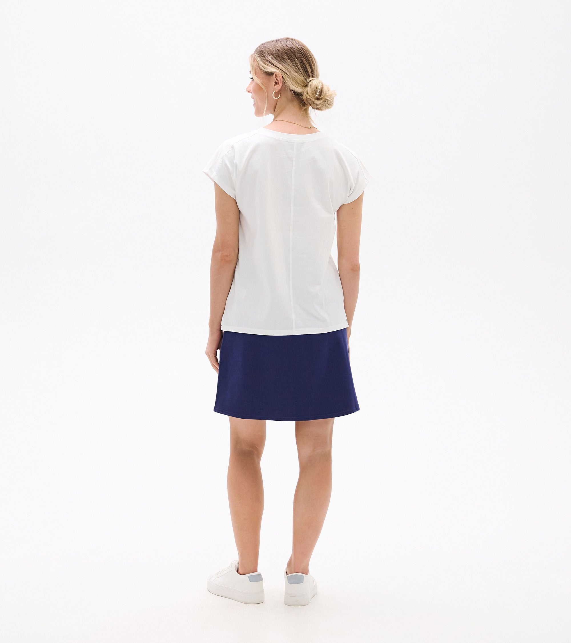 Hatley Ella Relaxed Tee - White