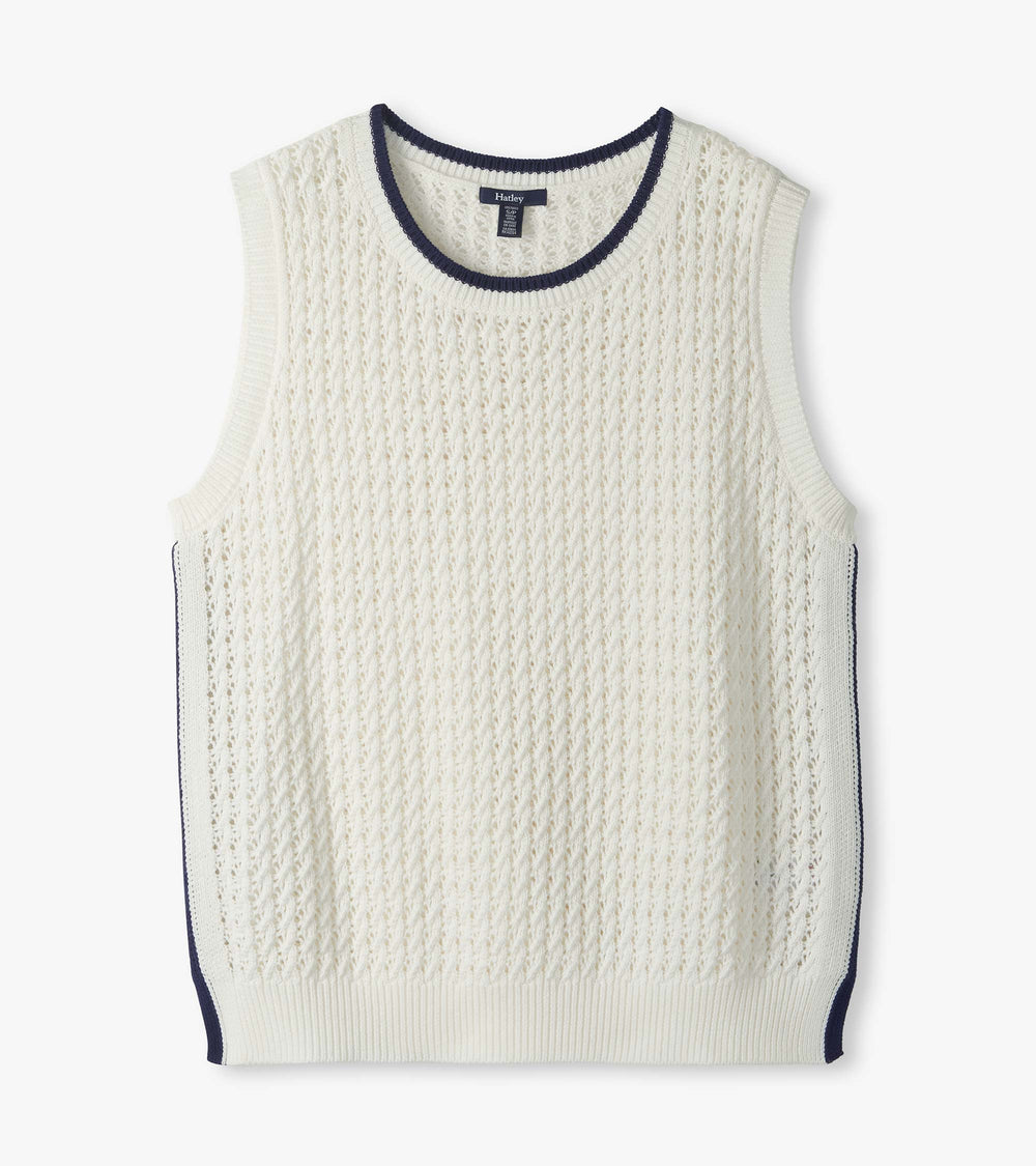 Hatley Cruz Knit Tank - White