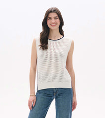 Hatley Cruz Knit Tank - White