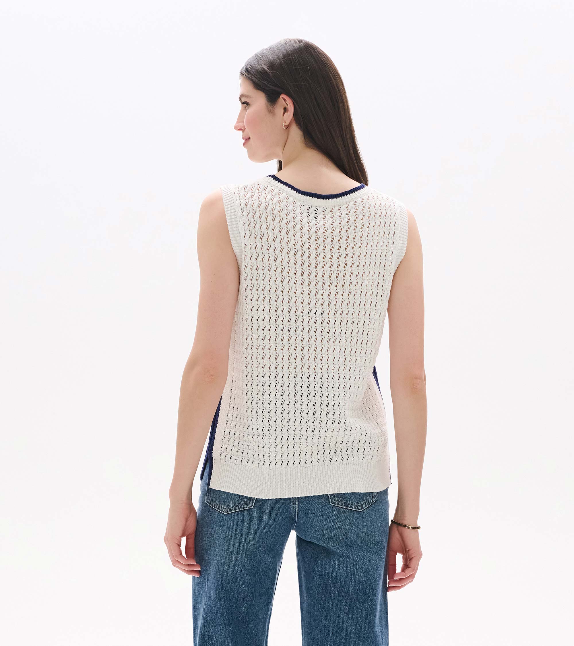 Hatley Cruz Knit Tank - White