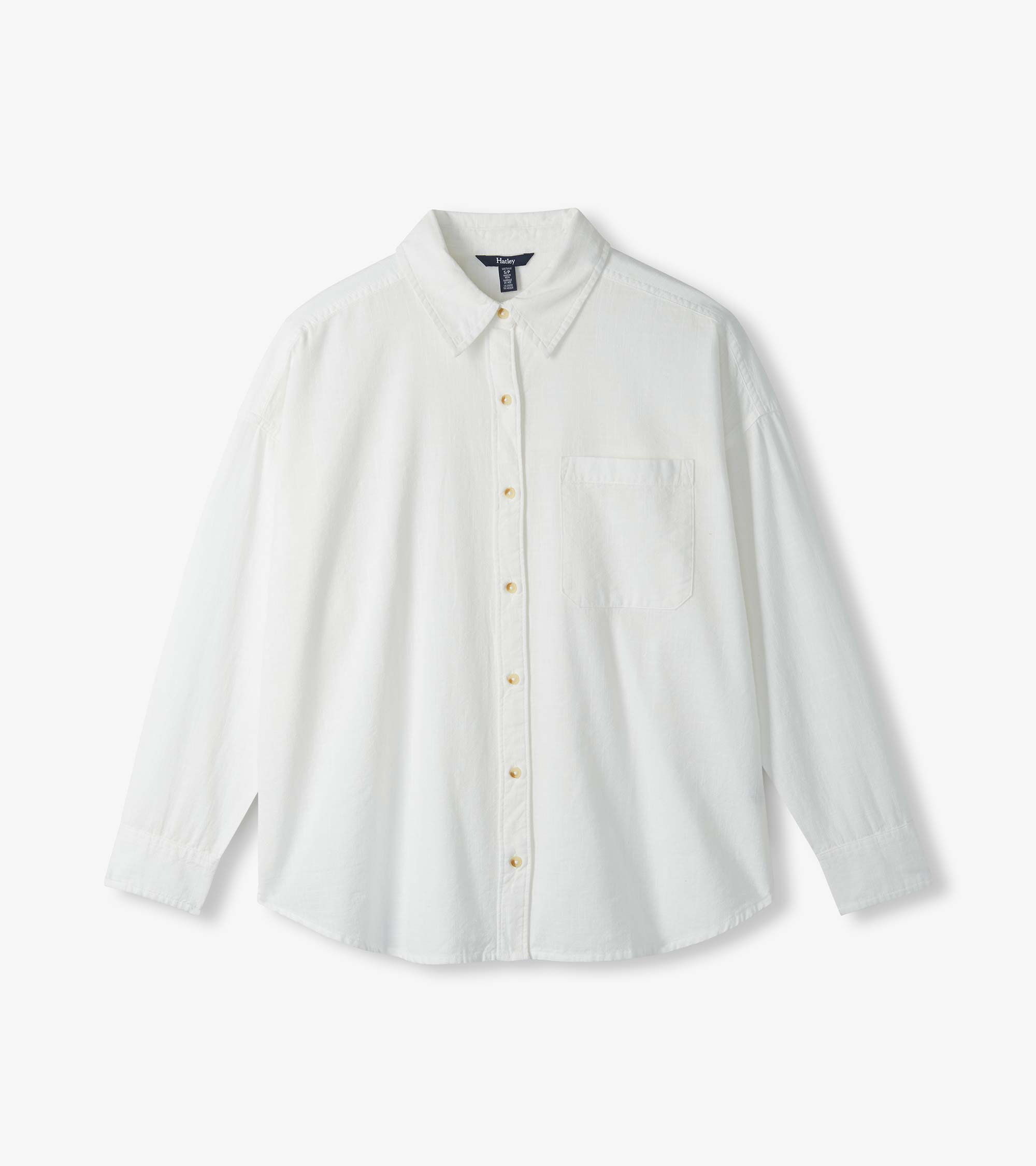Hatley Relaxed Button Down - White
