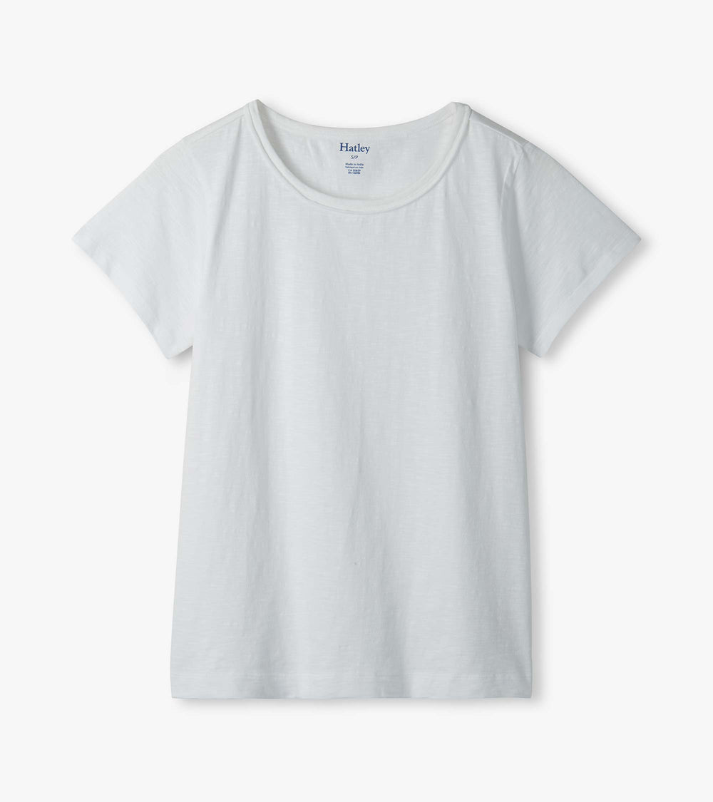 Hatley Essential Crew Neck Tee - White