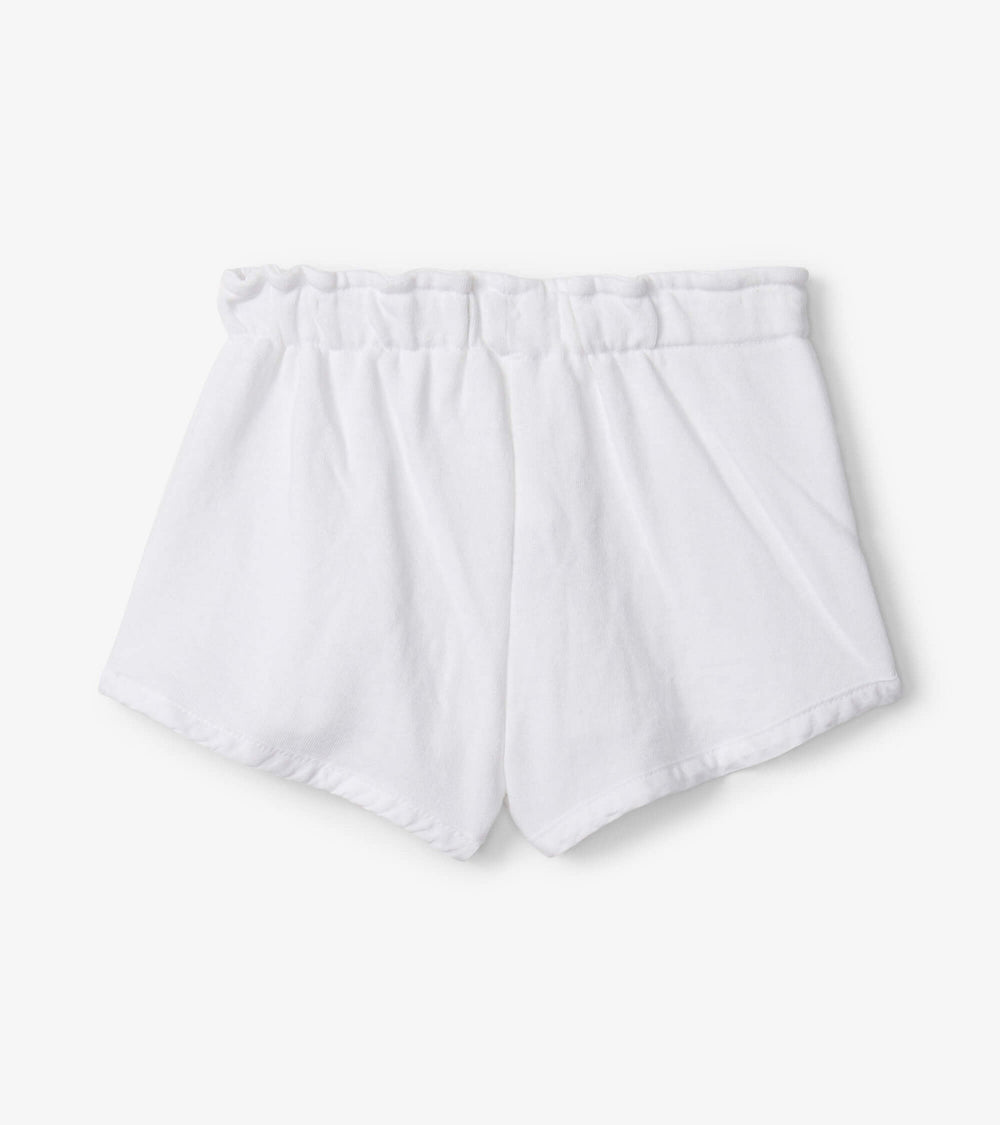 Hatley Girls White Adventure Shorts