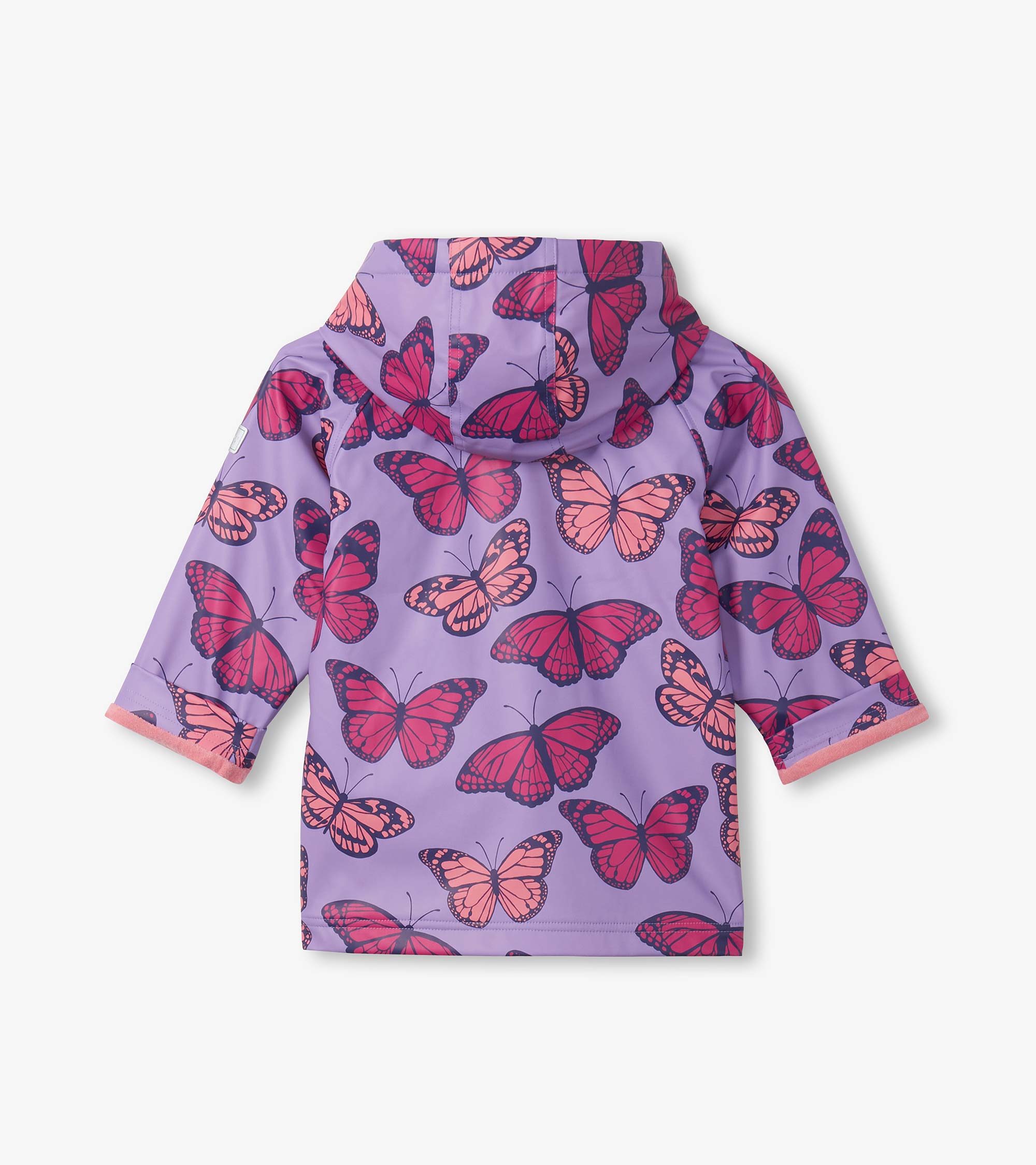 Hatley Girls Violet Butterflies Rain Jacket