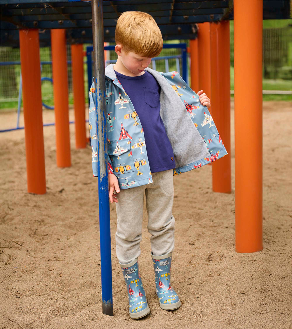 Hatley Boys Airplanes Rain Jacket