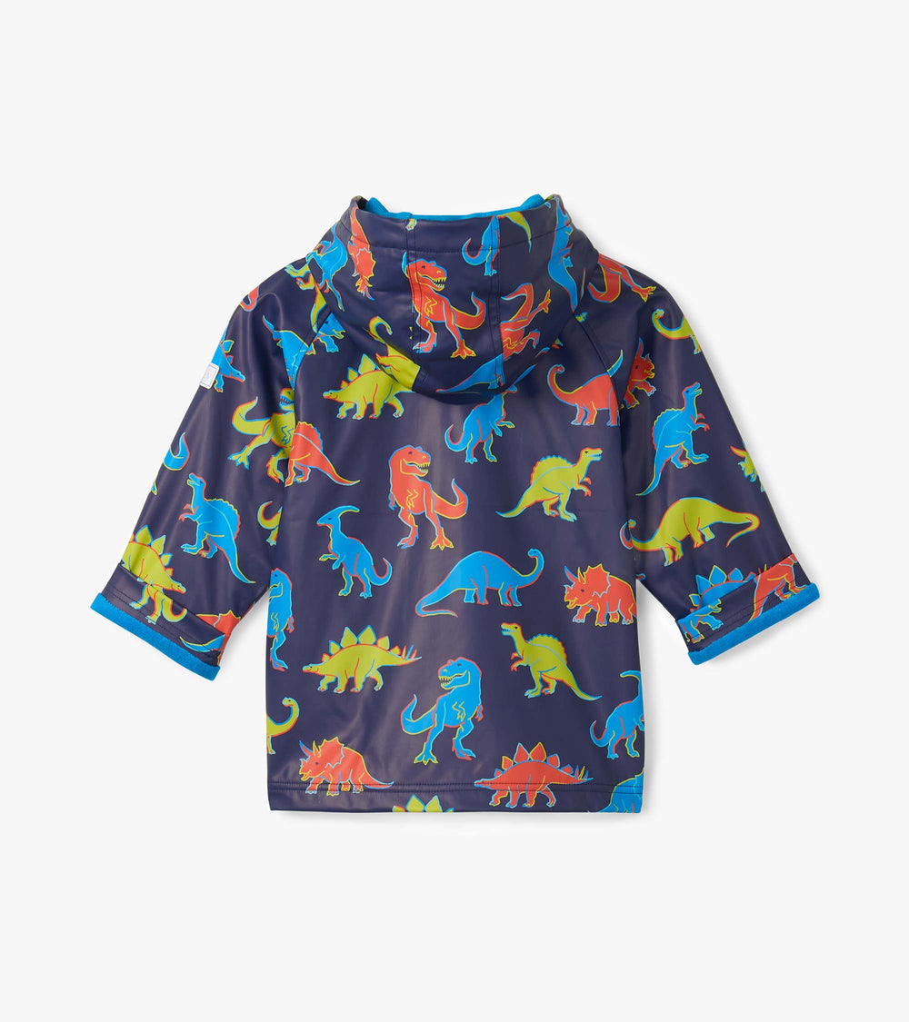 Hatley Boys Neon Dinos Rain Jacket